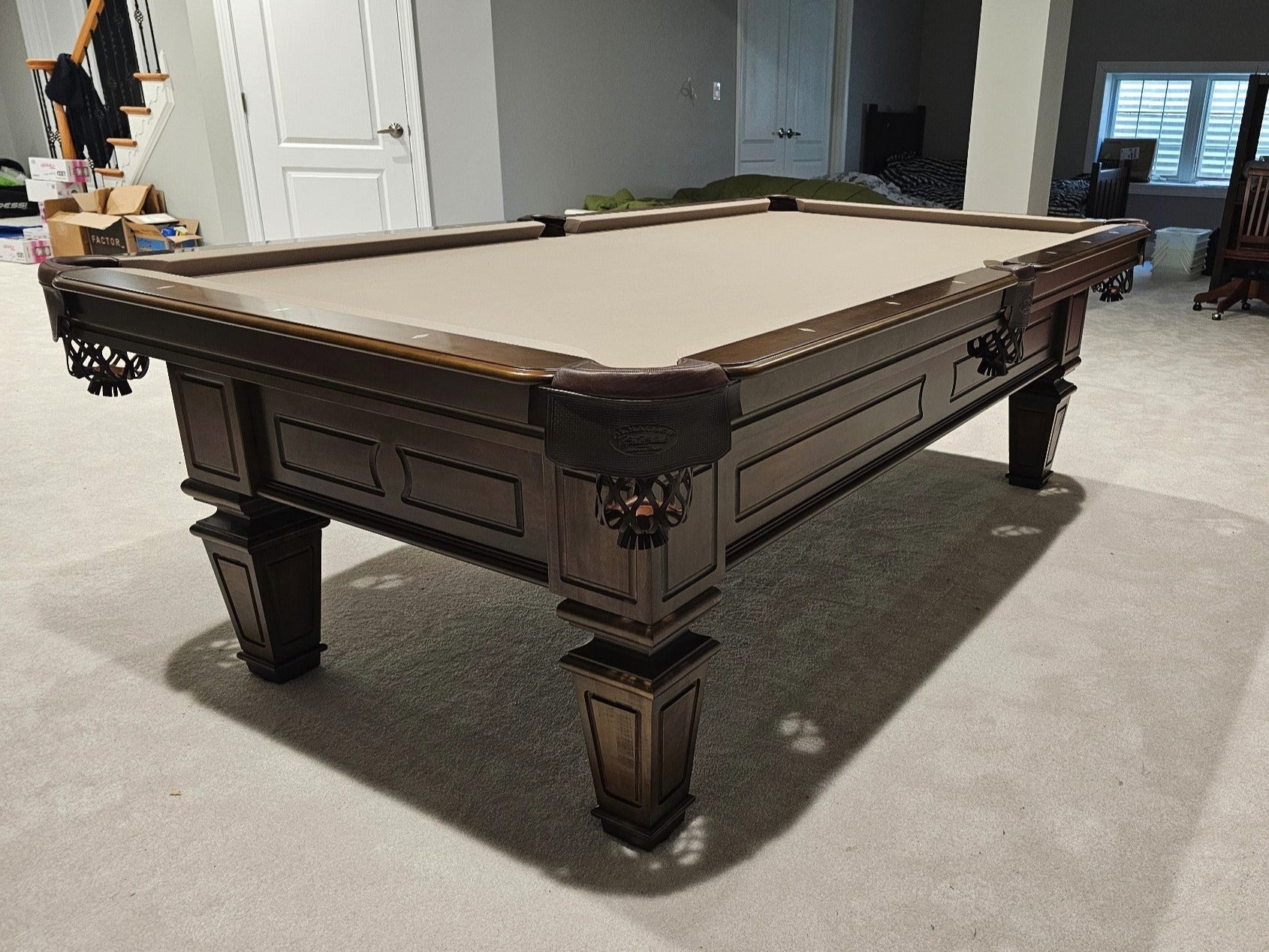 Olhausen Brentwood Pool Table Pecan Maple