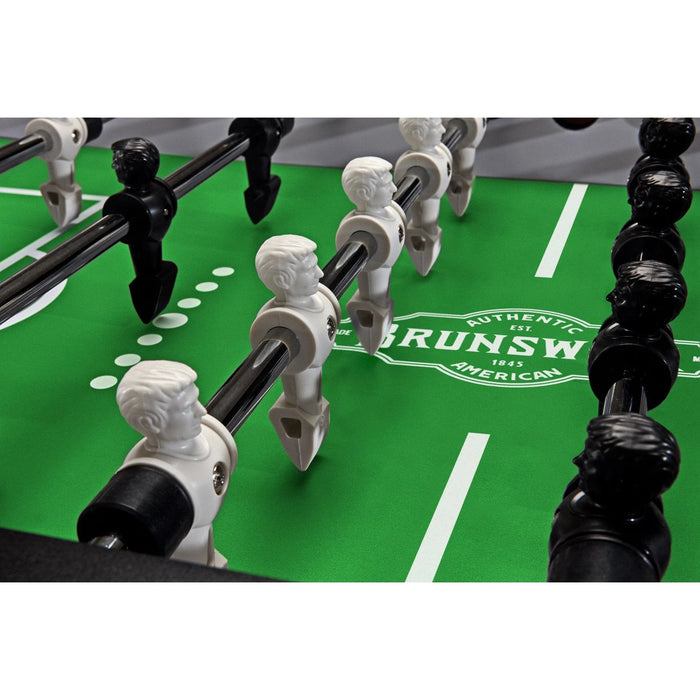 Brunswick Corner Kick Foosball rods and men