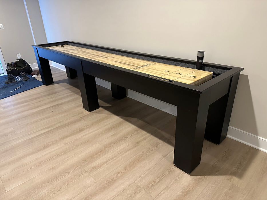 Plank and Hide Fulton Shuffleboard Table