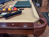 used olhausen montrachet 6' pool table rail detail