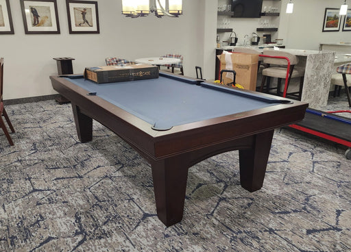 brunswick winfield espresso 8' pool table install