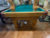 Used American Legacy 8' Oak Pool Table end view