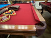 used brunswick greenbriar 8' pool table corner