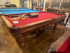 used brunswick greenbriar 8' pool table side