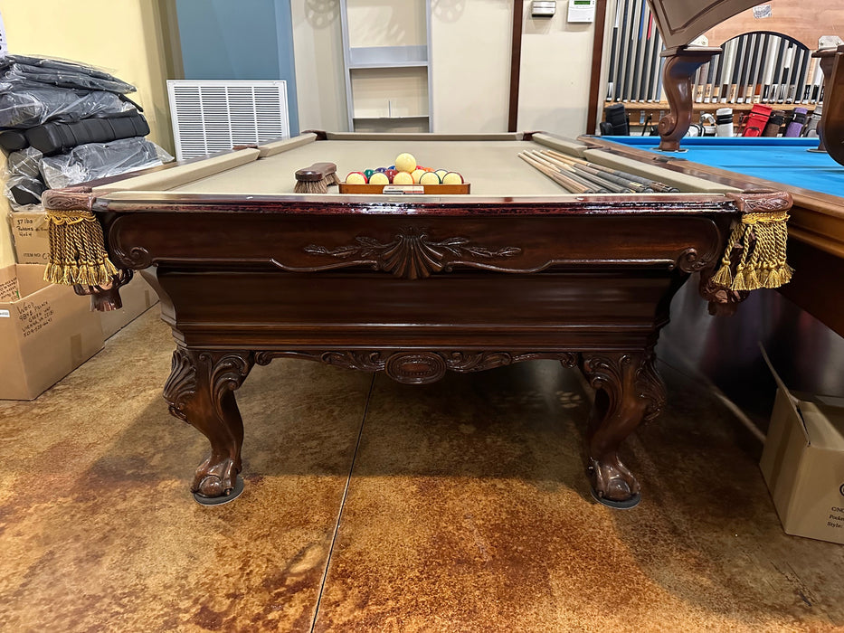 used amf renaissance 9' pool table end