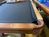 used brunswick bradford pool table 8' corner detail