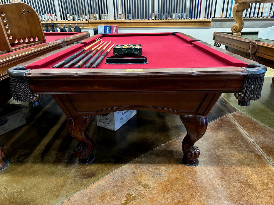 used gandy pro 8' pool table end