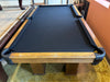 used olhausen 7' pool table black cloth top