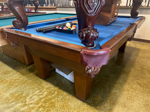 used olhausen 8' sheraton maple pool table