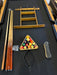 used olhausen classic oak 8' pool table accessories