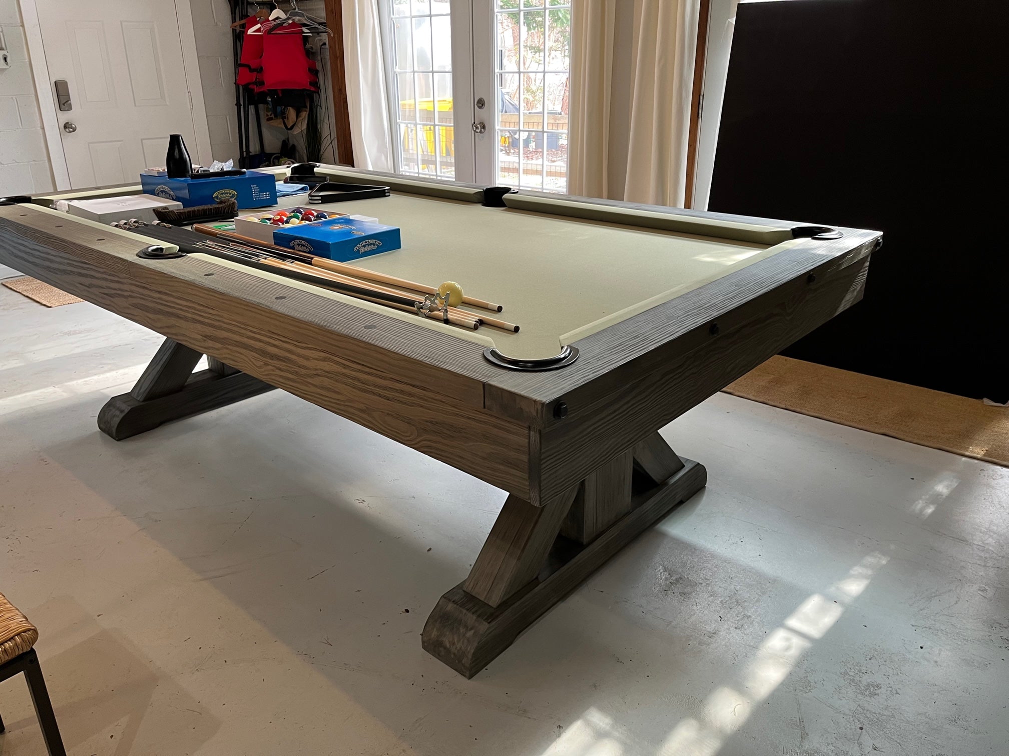 Plank and Hide Otis Pool Table Including Installation — Robbies Billiards