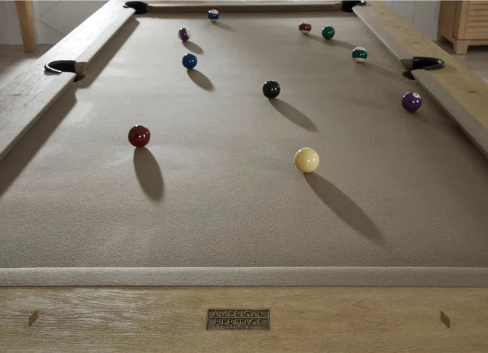 american heritage port royal pool table detail